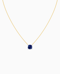Royal Blue Lab Sapphire / Cushion / 3ct