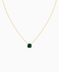 Zambian Lab Emerald / Cushion / 3ct
