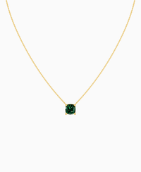 Zambian Lab Emerald / Cushion / 3ct