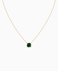Zambian Lab Emerald / Cushion / 3ct