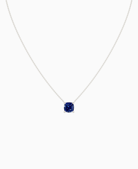 Royal Blue Lab Sapphire / Cushion / 3ct