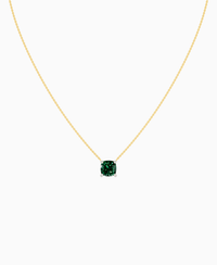 Zambian Lab Emerald / Cushion / 3ct