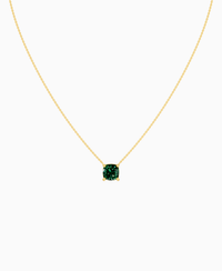 Zambian Lab Emerald / Cushion / 3ct