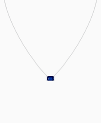 Royal Blue Lab Sapphire / Emerald (EW) / 1.5ct