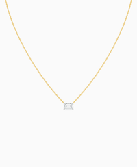 White Lab Diamond / Emerald (EW) / 1.5ct