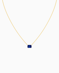 Royal Blue Lab Sapphire / Emerald (EW) / 1.5ct