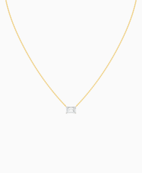 White Lab Diamond / Emerald (EW) / 1.5ct