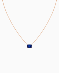 Royal Blue Lab Sapphire / Emerald (EW) / 2.5ct