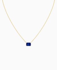 Royal Blue Lab Sapphire / Emerald (EW) / 2.5ct