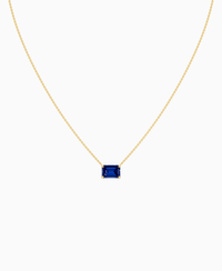 Royal Blue Lab Sapphire / Emerald (EW) / 2.5ct