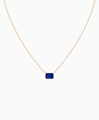 Royal Blue Lab Sapphire / Emerald (EW) / 2.5ct