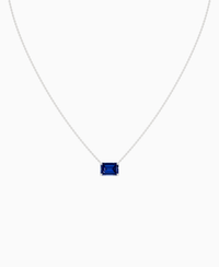Royal Blue Lab Sapphire / Emerald (EW) / 2.5ct
