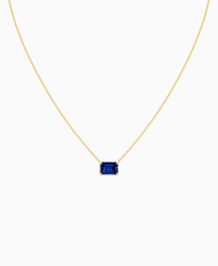 Royal Blue Lab Sapphire / Emerald (EW) / 2.5ct