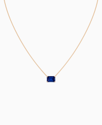Royal Blue Lab Sapphire / Emerald (EW) / 2.5ct