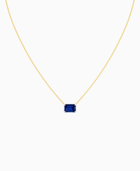 Royal Blue Lab Sapphire / Emerald (EW) / 2.5ct