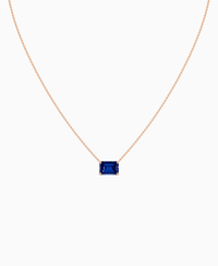 Royal Blue Lab Sapphire / Emerald (EW) / 3ct