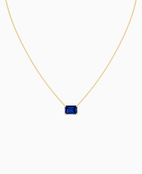 Royal Blue Lab Sapphire / Emerald (EW) / 3ct