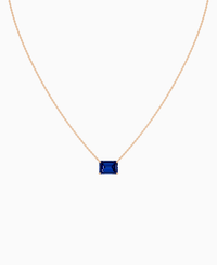 Royal Blue Lab Sapphire / Emerald (EW) / 3ct