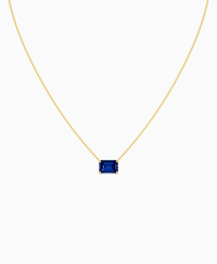 Royal Blue Lab Sapphire / Emerald (EW) / 3ct