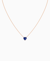 Royal Blue Lab Sapphire / Heart / 1.5ct