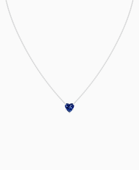 Royal Blue Lab Sapphire / Heart / 1.5ct