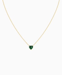 Zambian Lab Emerald / Heart / 1.5ct