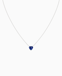 Royal Blue Lab Sapphire / Heart / 1.5ct