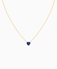 Royal Blue Lab Sapphire / Heart / 1.5ct