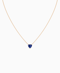 Royal Blue Lab Sapphire / Heart / 1.5ct
