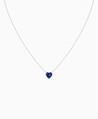 Royal Blue Lab Sapphire / Heart / 1.5ct