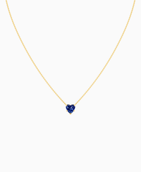 Royal Blue Lab Sapphire / Heart / 1.5ct