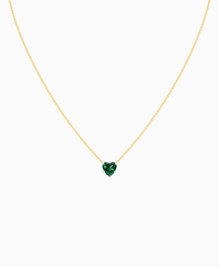 Zambian Lab Emerald / Heart / 1.5ct