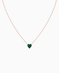 Zambian Lab Emerald / Heart / 2ct