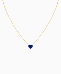 Royal Blue Lab Sapphire / Heart / 2ct