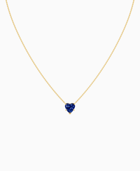 Royal Blue Lab Sapphire / Heart / 2ct