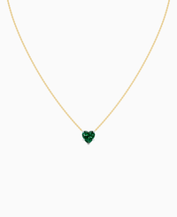 Zambian Lab Emerald / Heart / 2ct