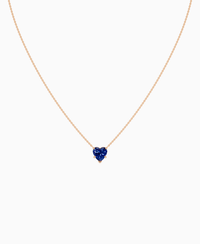 Royal Blue Lab Sapphire / Heart / 2ct