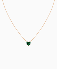 Zambian Lab Emerald / Heart / 2ct