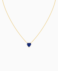 Royal Blue Lab Sapphire / Heart / 2ct