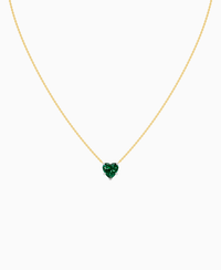 Zambian Lab Emerald / Heart / 2ct