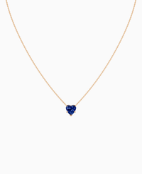 Royal Blue Lab Sapphire / Heart / 2ct