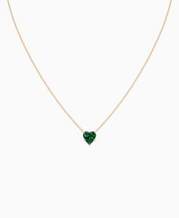 Zambian Lab Emerald / Heart / 2ct