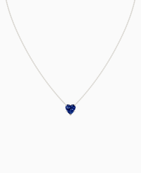 Royal Blue Lab Sapphire / Heart / 2ct