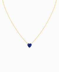 Royal Blue Lab Sapphire / Heart / 2ct