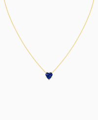 Royal Blue Lab Sapphire / Heart / 2ct
