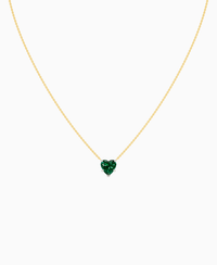 Zambian Lab Emerald / Heart / 2ct