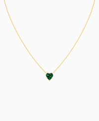 Zambian Lab Emerald / Heart / 2ct