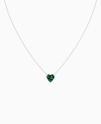 Zambian Lab Emerald / Heart / 2.5ct