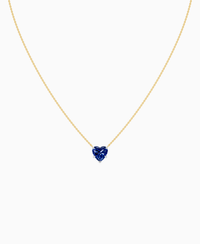 Royal Blue Lab Sapphire / Heart / 2.5ct