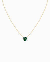 Zambian Lab Emerald / Heart / 2.5ct
